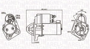 Käynnistin, FORD FIESTA V, KA, KA Van, STREET KA, 1149703, 1309581, 1564732, 2S6U11000DA, 2S6U11000DB, 2S6U11000DC, 4S6911000AA