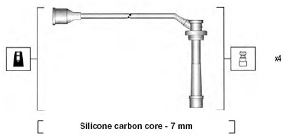 Sytytysjohtosarja MAGNETI MARELLI 941285100846