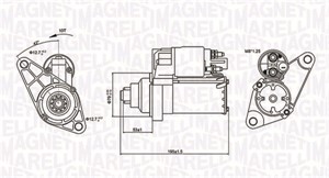 Käynnistin, AUDI,SEAT,SKODA, 02T911023R, 02T911023S, 02T911024A, 02T911024B, 02T911024K, 02T911024N, 02Z911023C
