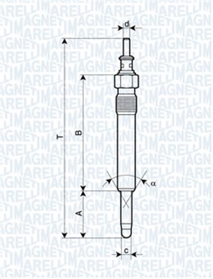 Hehkutulppa MAGNETI MARELLI 062900004304