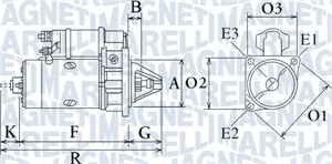 Käynnistin, MAZDA, B63018400A, B6DK18400, E30118400, E30118400A, E30118400B, E30118400L, E30118400LA, F60118400, F60118400A, F60118400B,