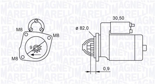 Startteri MAGNETI MARELLI 063721552010