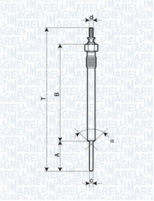 Hehkutulppa MAGNETI MARELLI 062900066304