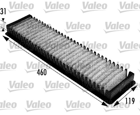 Raitisilmasuodatin VALEO 698725