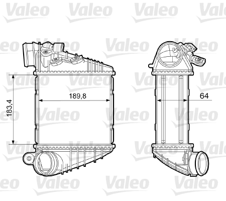 Välijäähdytin VALEO 817457