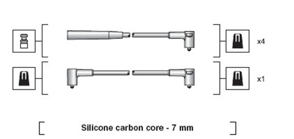 Sytytysjohtosarja MAGNETI MARELLI 941318111250