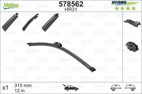 Wiper Blade VALEO 578562
