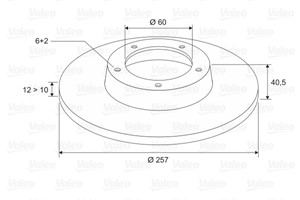 Jarrulevy, Etuakseli, FIAT GRANDE PUNTO, PUNTO, PUNTO EVO, PUNTO Skåp/halvkombi, OPEL CORSA D, VAUXHALL CORSA Mk III, 51806099, 51806103
