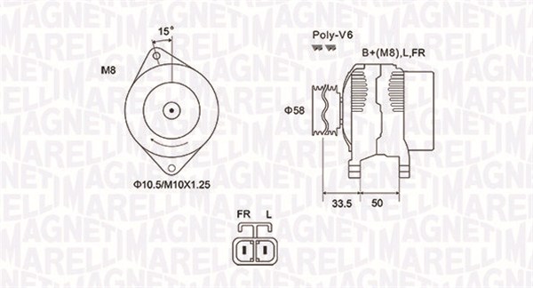 Laturi MAGNETI MARELLI 063732020010