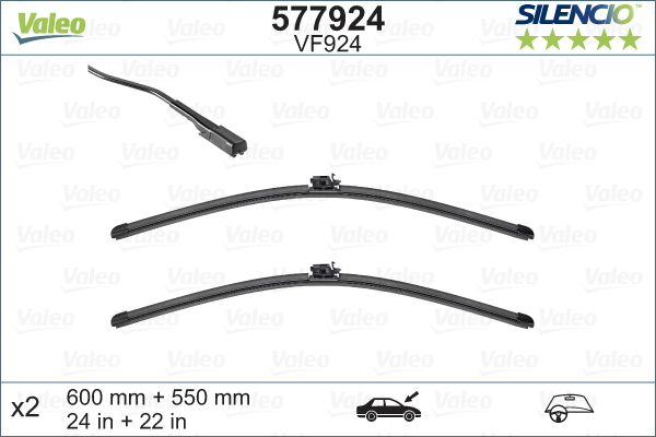 Pyyhkijänsulka VALEO 577924