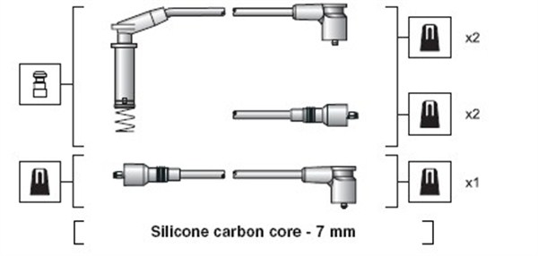 Sytytysjohtosarja MAGNETI MARELLI 941318111153