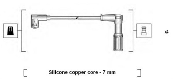 Sytytysjohtosarja MAGNETI MARELLI 941095770615