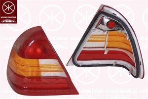 Lasi, takavalo, Oikea, MERCEDES-BENZ C-KLASS [W202], 202 820 0466, A 202 820 0466