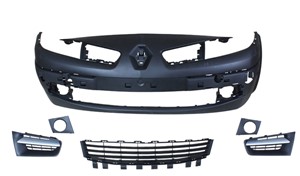Puskuri, eteen, Edessä, RENAULT MEGANE II, MEGANE Kombi II, MEGANE Sedan II, 62 02 235 79R, 77 01 478 857