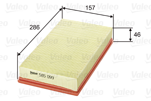 Ilmansuodatin VALEO 585099