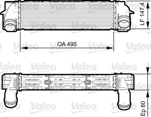 Välijäähdytin VALEO 818252
