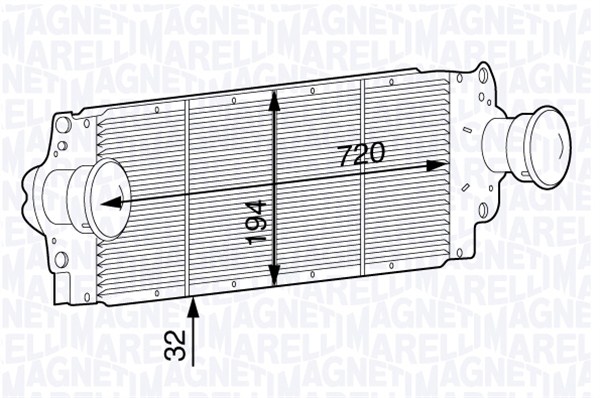 Välijäähdytin MAGNETI MARELLI 351319201950