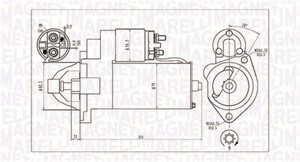 Käynnistin, AUDI,FERRARI,SEAT,SKODA, 068911023R, 068911023S, 068911023SX, 068911024B, 068911024BX, 068911024C, 068911024E, 068911024F, 0