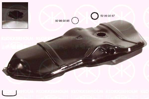 Polttoainetankki KLOKKERHOLM 5049018