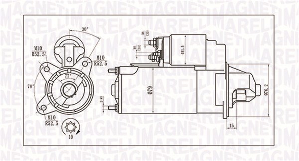 Startteri MAGNETI MARELLI 063721396010
