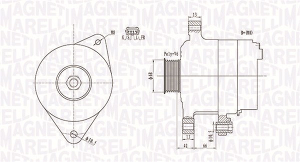 Laturi MAGNETI MARELLI 063732112010