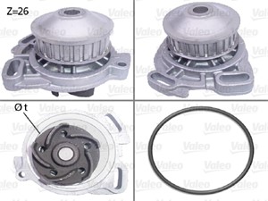 Vesipumppu, AUDI 100, 100 Avant, 200, 200 Avant, 80, 90, COUPE, QUATTRO, VW GOLF III, PASSAT, PASSAT Sedan, PASSAT Variant, SANTANA, 035
