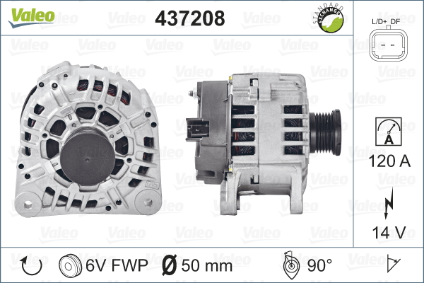 Laturi VALEO 437208