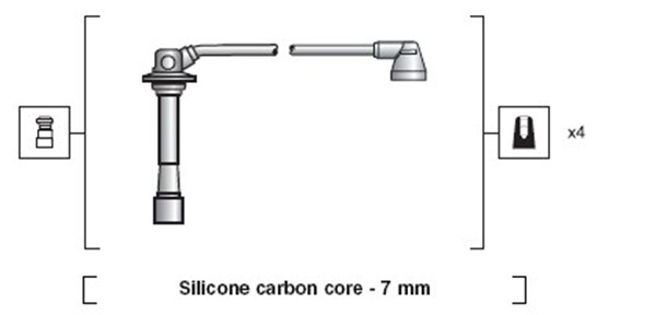 Sytytysjohtosarja MAGNETI MARELLI 941318111180