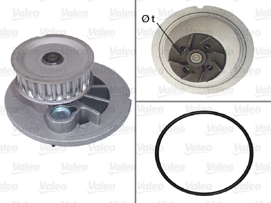 Vesipumppu VALEO 506703