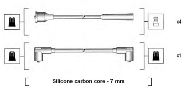 Sytytysjohtosarja MAGNETI MARELLI 941155110747
