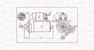 Käynnistin, AUDI,FORD,MERCEDES-BENZ,SEAT,SKODA, 0041518701, 020911023B, 020911023D, 020911023DX, 020911023P, 020911023PX, 020911023R, 02