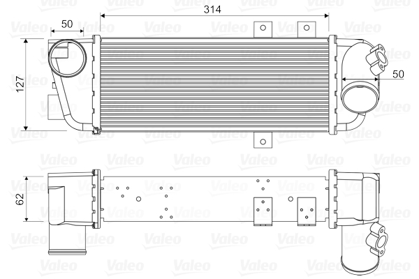 Välijäähdytin VALEO 818333