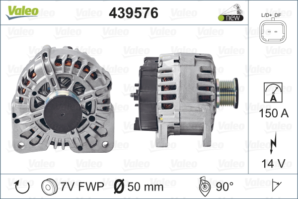 Laturi VALEO 439576
