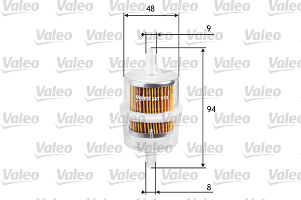Polttoainesuodatin VALEO 587013