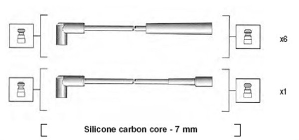 Sytytysjohtosarja MAGNETI MARELLI 941425010939