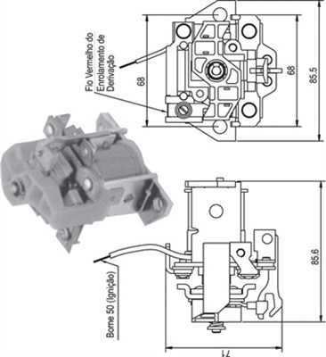 Magneettikytkin, käynnistin MAGNETI MARELLI 940113050336