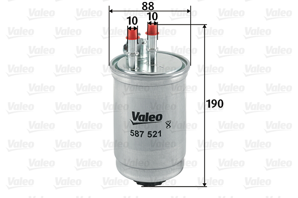 Polttoainesuodatin VALEO 587521