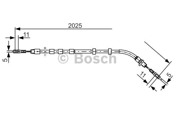 Käsijarruvaijeri BOSCH 1 987 477 903