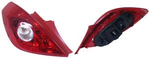 Takavalo, Vasen, OPEL CORSA D, 12 22 132, 12 22 139, 93189092, 93189099
