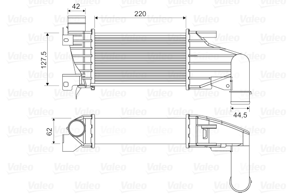 Välijäähdytin VALEO 818555