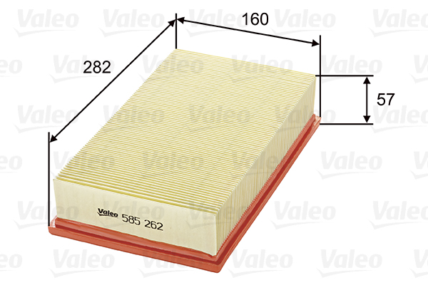 Ilmansuodatin VALEO 585262
