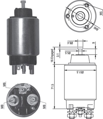 Magneettikytkin, käynnistin MAGNETI MARELLI 940113050319