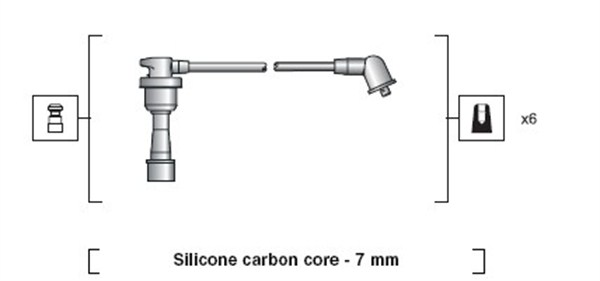 Sytytysjohtosarja MAGNETI MARELLI 941318111088