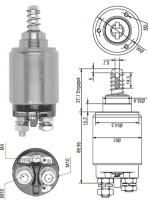 Magneettikytkin, käynnistin MAGNETI MARELLI 940113050261