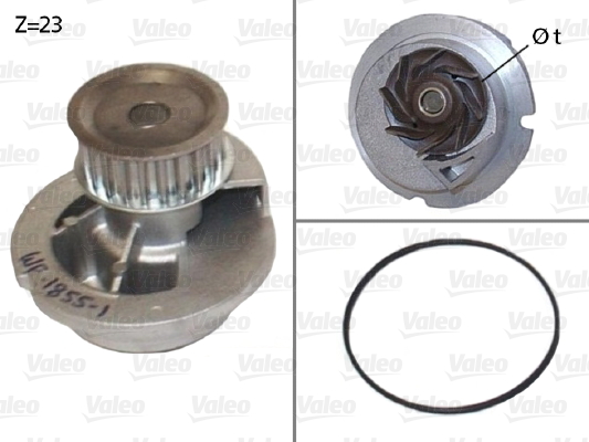 Vesipumppu VALEO 506656