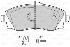 Jarrupalasarja, levyjarru, Etuakseli, OPEL,VAUXHALL, 1605081, 1605092, 1605964, 1605974, 9200108, 93172261, 93176114, 93184269