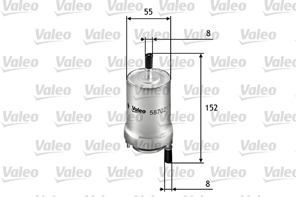 Polttoainesuodatin VALEO 587021
