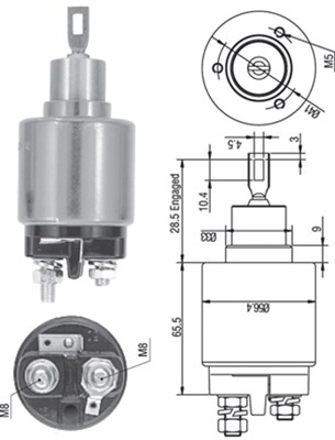 Magneettikytkin, käynnistin MAGNETI MARELLI 940113050322