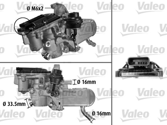 EGR-moduuli (pakokaasukierrätys) VALEO 700433
