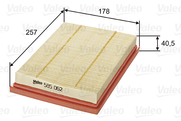 Ilmansuodatin VALEO 585062